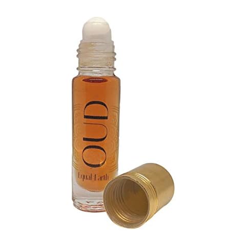 EQUAL EARTH Oud Perfume Natural 100% Vegan Roll On Oil Fragrance - Moroccan Oud (1 x 10ml) Cover