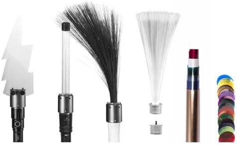 Light Painting Pen Beginner Kit, LED Light Painting Pen, 0.25mm Ultra-fine Black Optical Fiber, Suitable for Creative Photography (A)
