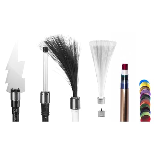 Acivirdde Light Painting Pen Beginner Kit, LED Light Painting Pen, 0.25mm Ultra-fine Black Optical Fiber, Suitable for Creative Photography (B)