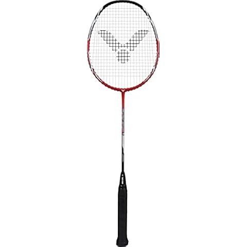 VICTOR Auraspeed Light Fighter 40 D - ultraleichter kopfbalancierter High-Modulus Graphit Badmintonschläger Badmintonracket Cover