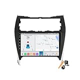 Y200s,YLOXFW Android 15.0 Navi 2 DIN Stereo Ersatz für Camry 2012-2017 Autoradio Sat GPS Navigation 10 Zoll Cartablet DVD Multimedia Player FM BT Receiver mit Android Auto Carplay