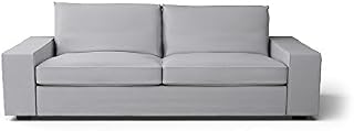 Comfort Works Custom Made SLIPCOVERS for Kivik Sofa Bed Light Grey
