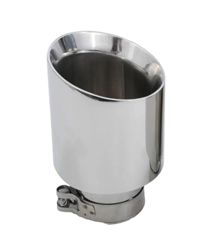 Tuyau embout d'échappement universel silencieux voiture acier inoxydable buses 57mm 114mm