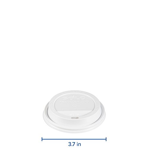 Solo Tlp316-0007 White Traveler Plastic Lid - For Solo Paper Hot Cups (Case Of 1000) #TOP1