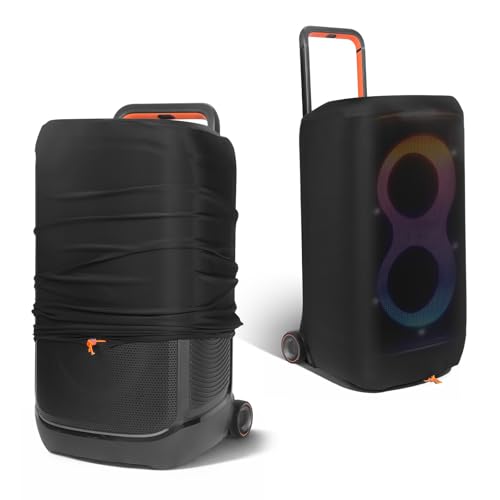 Lichifit for JBL PartyBox 520�X�s�[�J�[�ی�J�o�[ �|�[�^�u���X�s�[�J�[�Ή� �A�E�g�h�A�p�[�e�B�[ �g���x���P�[�X ���J�o�[�� �L�k���f�� �� �X�s�[�J�[��p�ی�A�N�Z�T���[ (�u���b�N)