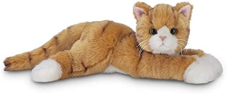 Bearington Tabby Plush Stuffed Animal Orange Striped Tabby Cat, Kitten 15 inch