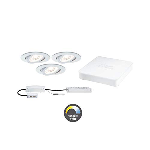 Preisvergleich Produktbild Paulmann SmartHome Starter Set Lens EBL Set 3 x LED