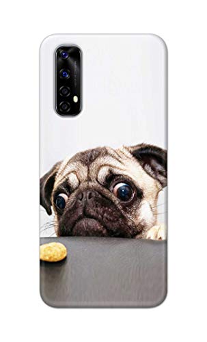 Image of PRINTFIDAA� Printed Hard Back Cover Case for Realme Narzo 20 Pro | Realme 7 | Realme Narzo 30 4G Back Cover (Pug Dog) -2808