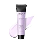 Makeup Primer & Colour - Hydrating Face Primer Base for Smooth Foundation Application, Pore Blurring Smoothing for Dull Skin Tone, Lightweight Long Lasting Makeup Base(Purple)