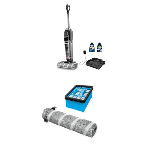 Bissell® CrossWave® OmniForce™ Edge Cordless Multi-Surface Hard Floor Cleaner Wet Dry Vacuum with Zero-Gap Edge Technology + Bissell® Accessory Kit for CrossWave® Models with ZeroGap™ Technology