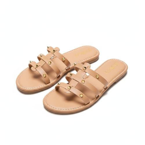 Image of Indifeet Stylish Studded Slip On Flats for Women