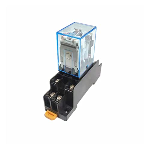 Relais Électromagnétique avec Embase LED AC 220V - Commande Stable et Sécurisée - 3