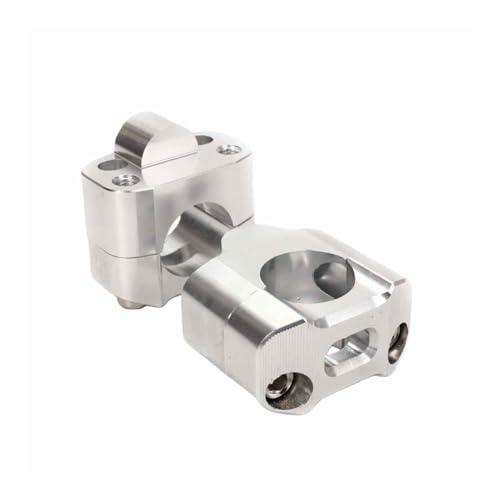 Abrazaderas de aluminio para manillar de moto de 1 1/8 a 22 mm y ajuste de ancho 4