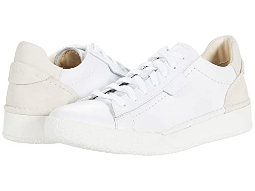 Image of Clarks Craft Cup Lace White Leather 6 B (M)
