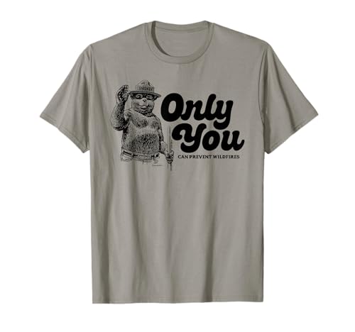 Vintage Smokey Bear Only You Can Prevent Wildfires T-Shirt