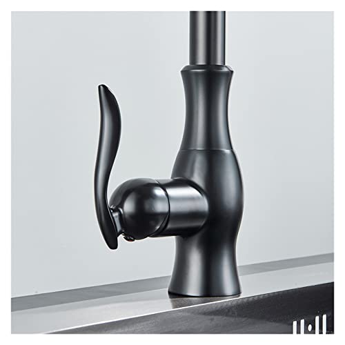 Robinet de cuisine anti-eclaboussures mitigeur avec douchette extractible