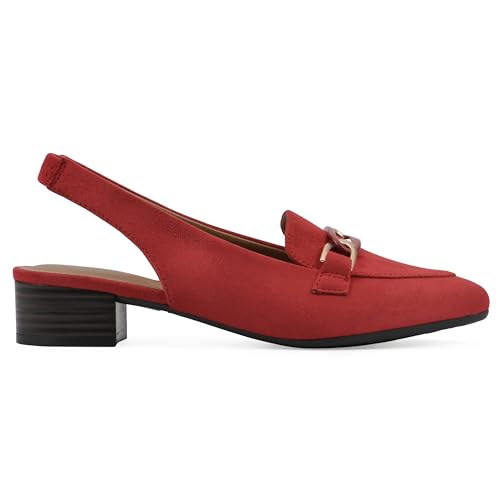 Image of WHITE MOUNTAIN Women's Boreal Low Block Loafer Heel