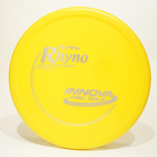 Innova R-Pro Rhyno Disc Golf Putter & Approach Disc, Pick Color/Weight [Stamp & Exact Color May Vary] Yellow 150-159 Grams