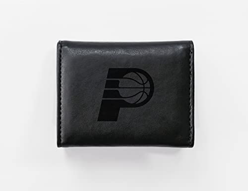 NBA Indiana Pacers Laser Engraved Tri-Fold Wallet, Black - image 4