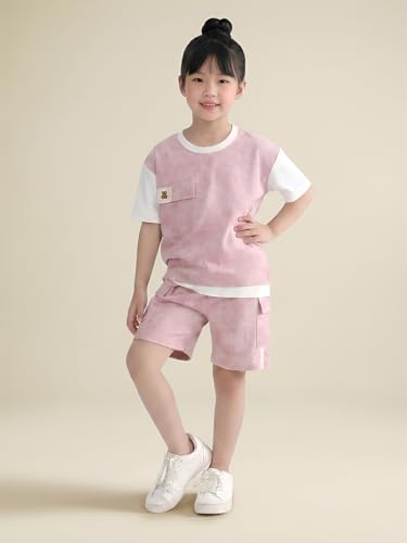 Image of POLKA TOTS 100% Pure Cotton T-Shirt and Shorts Combo For Boys | Summer Dress & Beach Wear for Boys and Toddlers | Breathable Premium Fabric Co-Ord Set Kids | Relaxed Fit Casual Summer Outfit for Kids