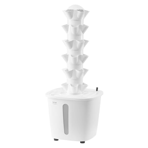 VEVOR Hydroponic Growing System, 30 Pods Vertical 6 Tiers Hydroponic Tower, Home Hydronic Garden with Water Pump & Timer, Water Circulation Plants Germination Kit for Indoor Herbs Fruits & Vegetables