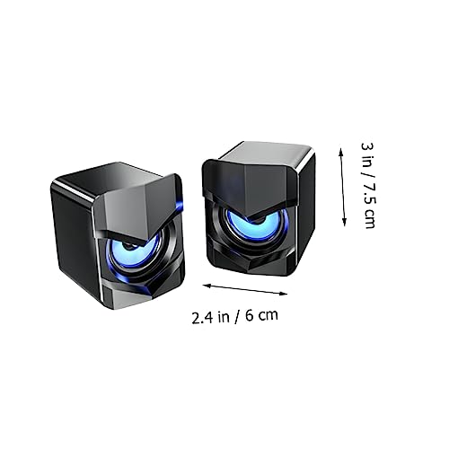 Mini altavoz USB para ordenador Tofficu que ahorra espacio 3