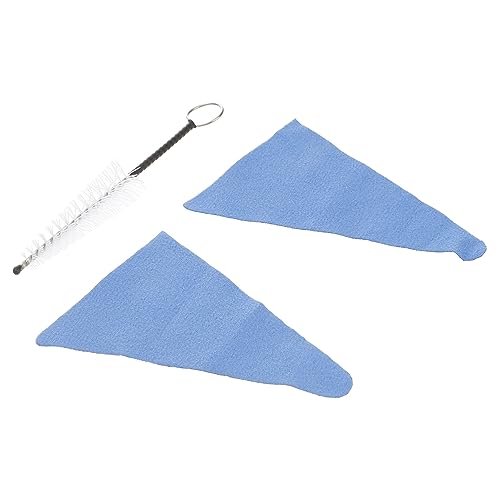 ibasenice Kit Di Pulizia Per Flauto Clarinetto E Sassofono 2 Pezzi Cuscinetti Assorbenti Per Fori Sonori Spazzola Per La Pulizia Degli Strumenti Musicali
