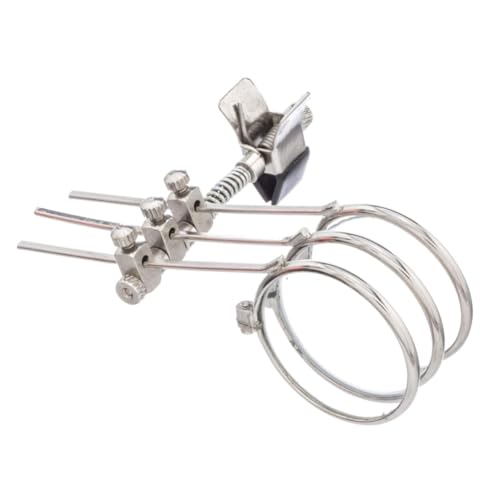 Jeweller's Eye Loupe 3.3X, 6.6X, 9.9X Triple Ocular Loupe Clip on Eye Glasses Magnifier Jewellery Making Repair Tool