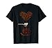 Cafetière Coffee Beans Heart Barista Espresso Lover T-Shirt