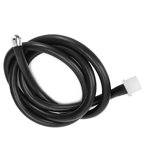 BDSMAGE Silicone Anal Cleaner Enema, 5 Water outlets, Anal Douche Washing Cleaning Douche Kit, Anal Vaginal Douche Enema Cleaner Prostate Adult Toys for Women Men (Black, Length150cm)