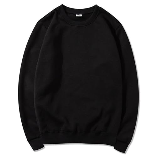 Men's Classic Basic Crewneck Sweatshirts No Hood Long Sleeve Pullover Tops Casual Loose Fit Shirts2