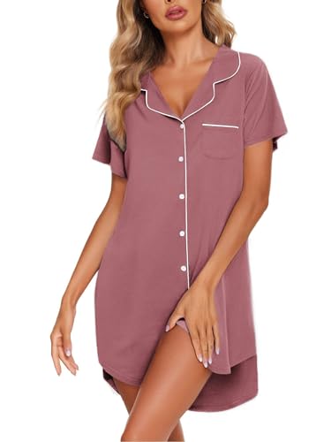 Cotton Button Down Nightdress