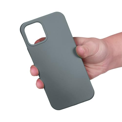 Image of ArmourPro Silicone Back Case for iPhone 15 Pro Max Soft-Touch Case | Dark Grey