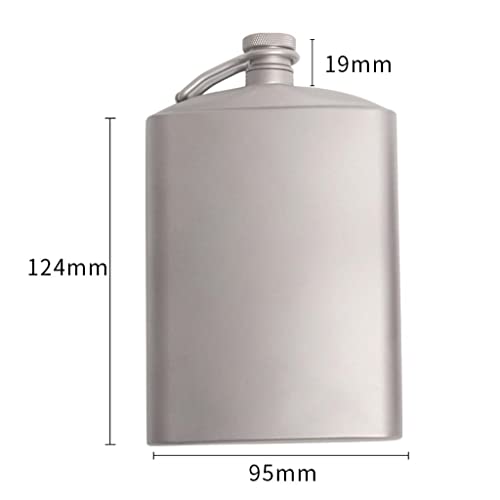Flasque de poche titane robuste, bouteille de boisson sans odeur outdoor - 5