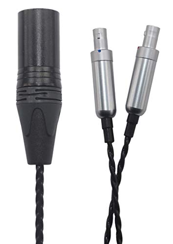 KK Cable I-IO HiFi Compatible Audio Upgrade Cable Replacement for HD800/HD800S Headphone, (4-pin XLR Male Plug) Replacement Upgrade Cable. I-IO (2M(6.5ft))