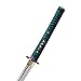 Cold Steel Japanese Samurai Dragonfly 1060 Carbon Steel Ray Skin Wakazashi Sword, 11 1/2