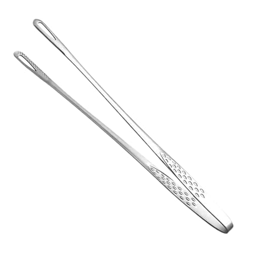Pinze da cucina, pinzette multiuso per cucinare e barbecue, pinzette e pinzette per la casa, in acciaio inox, antiruggine per la manipolazione precisa degli alimenti in cucina