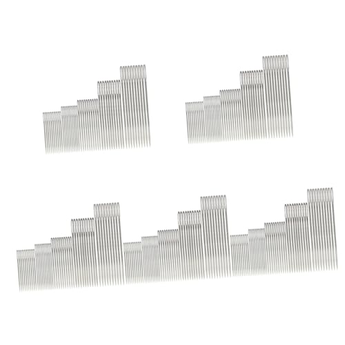 Housoutil 5 Sets Large Eye Needles Hand Sewing Needles for Easy Threading DIY Craft Tools with Storage Box for Quilting and Embroidery Projects