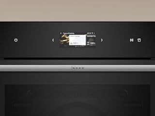 NEFF B64VS71N0 Four encastrable N90, four intégré, 60 x 60 cm, Slide&Hide, écran TFT Full Touch, Favorit, Vario Steam, Soft Open & Close, noir