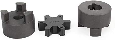 1/2" to 3/4" L075 Flexible 3-Piece L-Jaw Coupling Coupler Set & Rubber Spider for Log Wood Splitter Hybrid Equipment