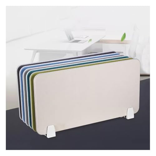Panneau de séparation de bureau pour bureau d'accueil cloison de table orange 100 cm