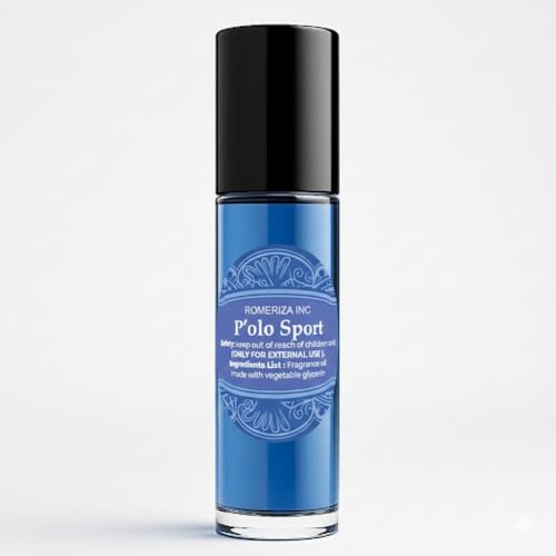 10ml Roll-On Glass Bottle P’olo Sport Men’s Fragrance Oil image 2