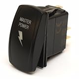Carling On/Off Contura V Boat Rocker Switch | 3-Spade Master Power