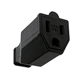 Snorvixre Benutzerfreundlicher Stecker mit gerader Klinge, 15 A, 125 V, abnehmbar, geeignet für elektrische Projekte und Reparaturen von Haushaltsgeräten