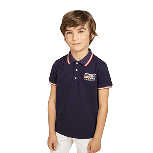 Charanga CORRETOSO Camisa de Polo, Marino, 7-8 para Niños