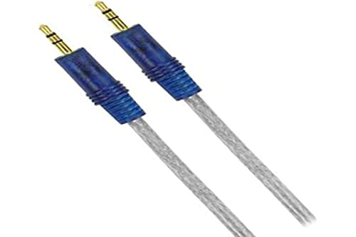 PERFORMANCE SOUND Cabo P2 Cristal - P2 + P2 Estéreo 1M - Transparente