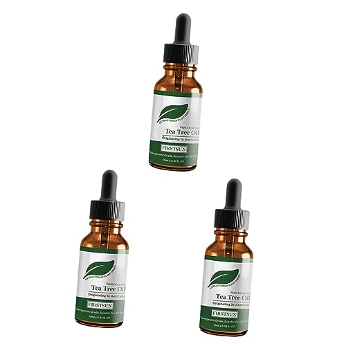 minkissy 3 Peças De Óleo Essencial De Tea Tree Para A Óleo De Tea Tree Óleo De Tea Tree Creme Para O