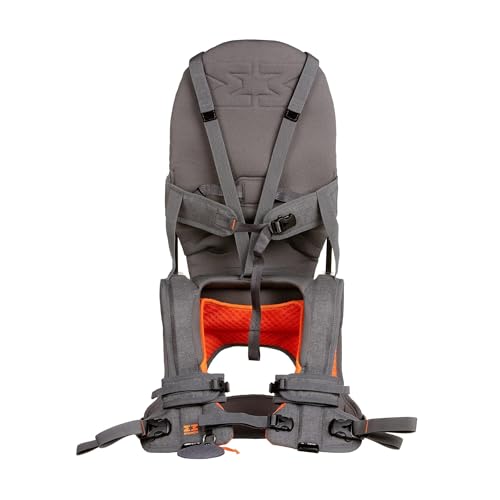 Image of MiniMeis G4, Grey - Lightweight Child Shoulder Carrier - For Kids 6 Months to 4 Years Old