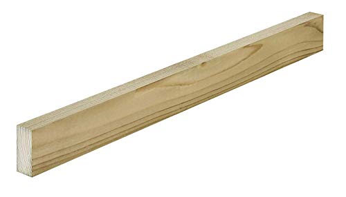 Wooden Batten | Treated Timber Battens | 25mm x 50mm | 0.9 Metre | Pack of 2