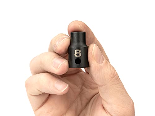 Image of TEKTON 3 /8 Inch Drive x 8 mm Shallow 6-Point Impact Socket | SID12108